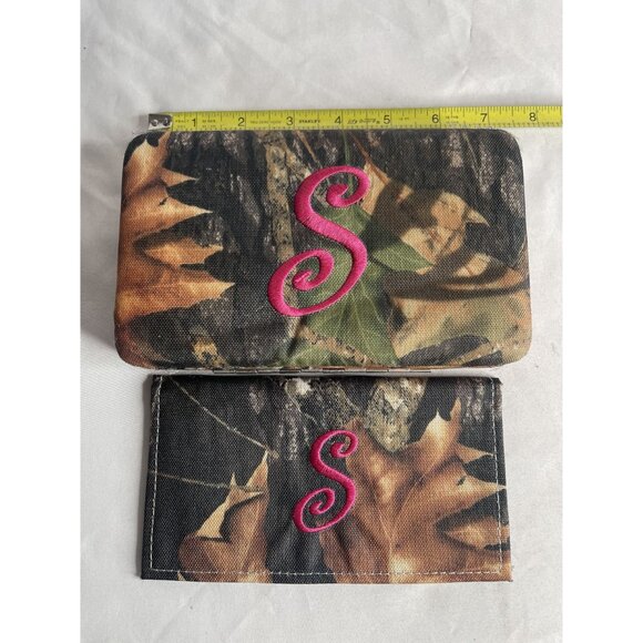 Womens Camo/Pink Wallet,‎ Monogramed "S" - Victoria Secret - Picture 2 of 6